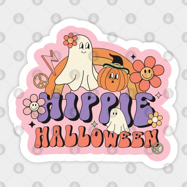 Hippie Halloween Sticker by Erin Decker Creative